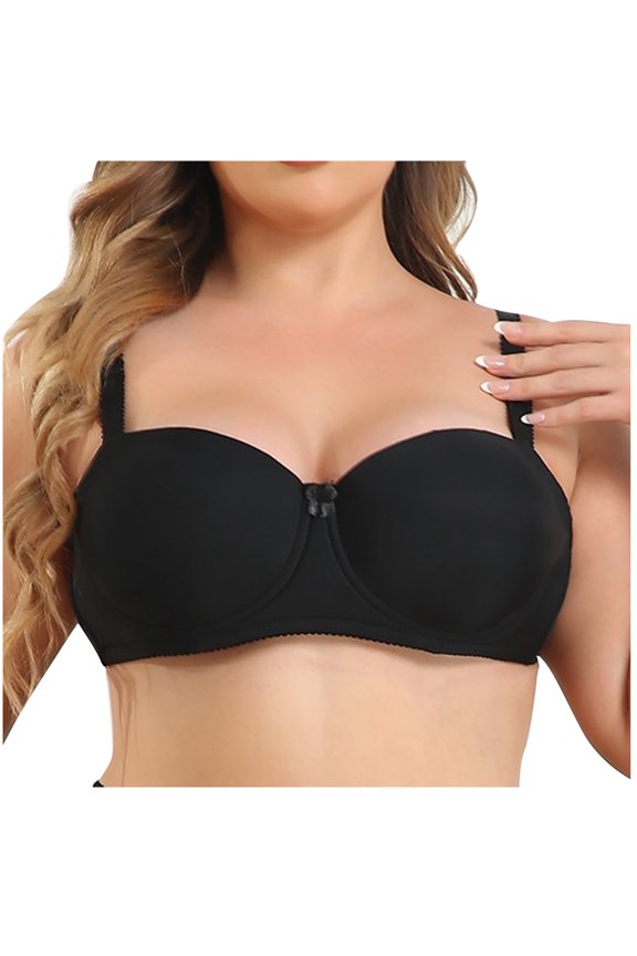 Womens Bras Women Women's Gathering Large Size Thickening Collecting Auxiliary Breast Without Marks On The Breast