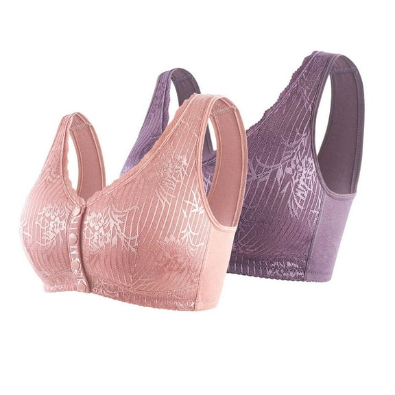 KIHOUT Womens Bras Women's Comfortable Lace Breathable Bra Underwear No Rims