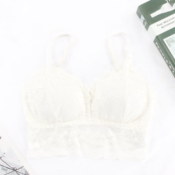 KIHOUT Womens Bras Women's Comfortable Lace Breathable Bra Underwear No Rims