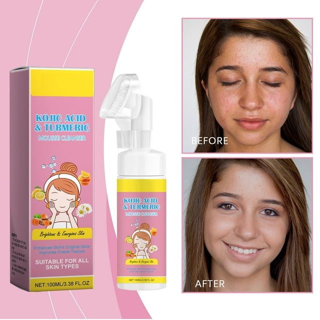 KIIVIBeauty Turmeric Face Wash Deep Cleaning, Moisturizing, Easy to