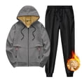 thumbnail image 1 of KIJBLAE Jogger Sets for Women 2 Piece Long Pants Hoodies Long Sleeve Shirts Drawstring Sweatpants Pocket Soft Lounge Sets Gray XL, 1 of 3