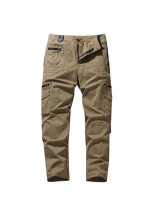 SMihono Men's Cargo Pants Fashion Cozy Daily Trousers Elastic