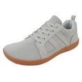 thumbnail image 1 of KIJBLAE Men's Lightweight Breathable Mesh Shoes Sneakers Athletic Walking Running Sports Gym Fitness Footwear Gray 42, 1 of 9