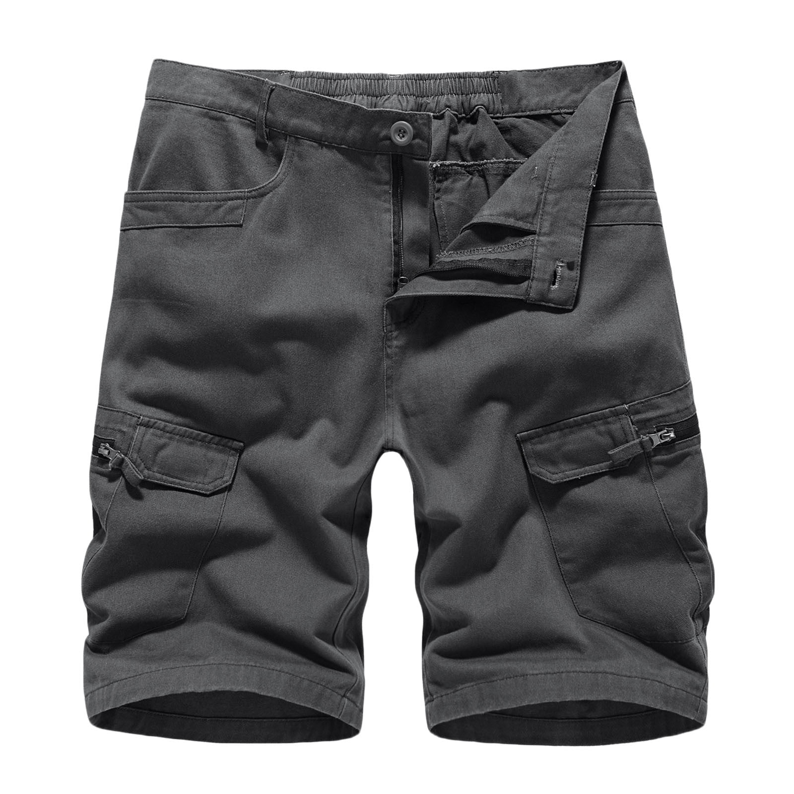 Men Oversized Cargo Shorts Half Pants Knee Length Casual Multi Pockets  Summer New | Wish