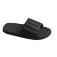 thumbnail image 1 of KIJBLAE Men's Summer Beach Slippers Bathroom Sandals Indoor Non-Slip Soft Cloud Slides Home Bath Shoes Quick Drying Slippers Black 41, 1 of 3