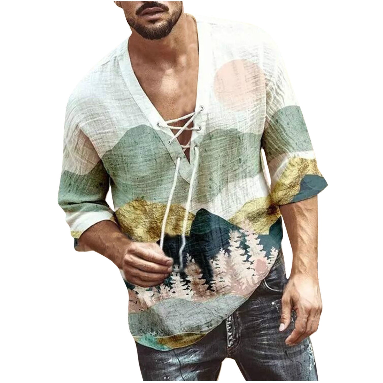 KIJBLAE Sales Men's T-Shirt Summer Cozy Clothes Casual Tops