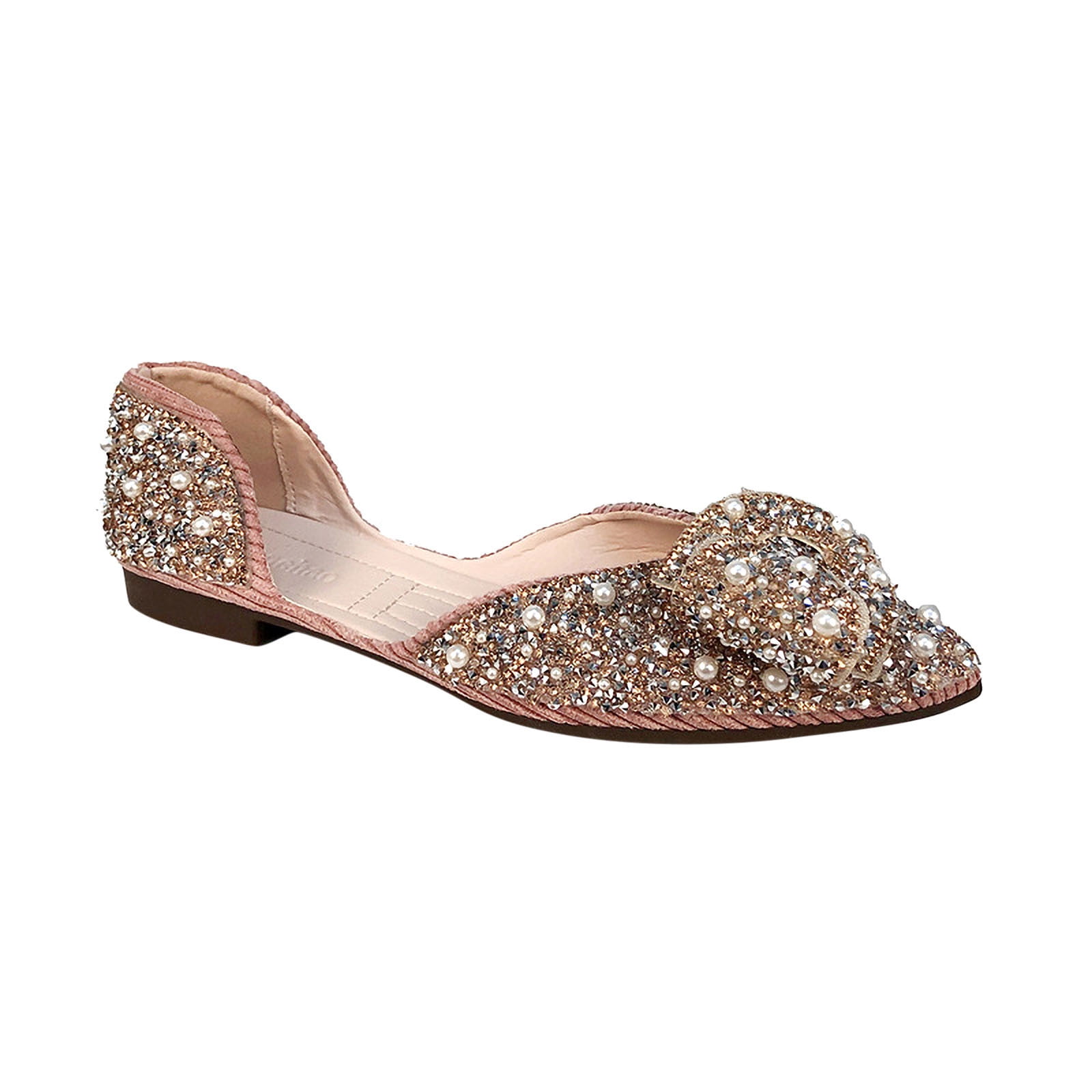 bling wedding shoes flats