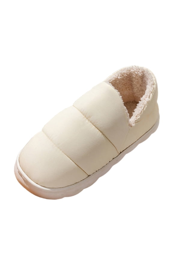 Women Satin Bow Pom Pom Decor Ribbed Open Toe Slide Slippers, Soft Warm Winter Indoor Sandals, Sweet Cute Trendy Lightweight Daily Comfort Ladies Bedroom Footwear White 36