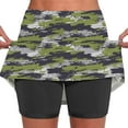 thumbnail image 1 of KIJBLAE Women's Activewear Skort with Built-In Shorts Quick Dry Athletic Tennis Golf Skirts A-Line Sports Shorts Skirts with Pockets Green L, 1 of 7