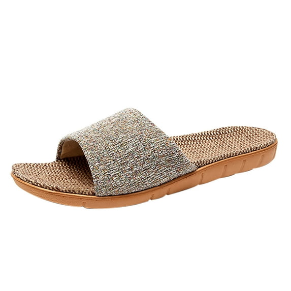 KIJBLAE Women's Slippers and Mens Color Slippers Super Soft Breathable-Slip Bedroom Home Slippers Beige 36 Lady Slippers Price