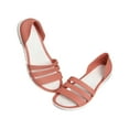 thumbnail image 1 of KIJBLAE Women's Summer Jelly Sandals Female Beach Shoes Open Toe Flats Non-Slip Soft Bottom Sandals Ladies Garden Clogs Jelly Shoes Pink 37, 1 of 6