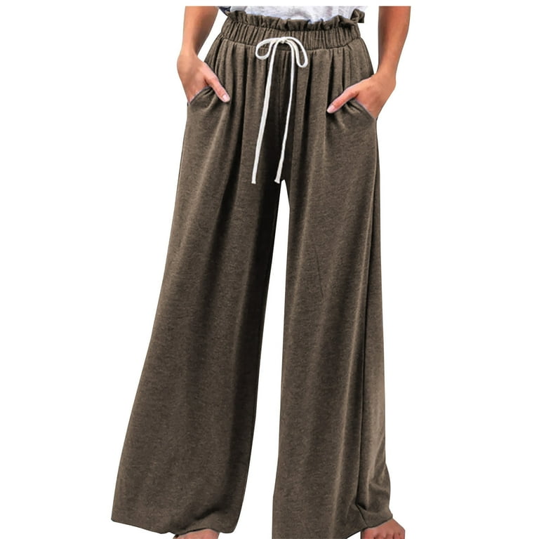 Ladies online drawstring trousers