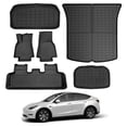 thumbnail image 1 of KIKIMO Tesla Model Y Floor Mats, Tesla Model Y 2020-2022 Accessories, All Weather Floor Mat Front Rear Cargo Liner Mat, Waterproof Anti-Slip Floor Mat Custom Fit for Tesla, Heavy Duty Floor Mats, 1 of 6