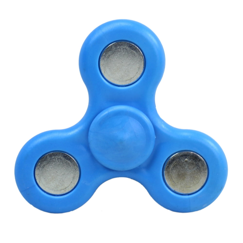 BABY BLUE Hand Spinner Tri Fidget Focus Desk Toy ADHD Autism KIDS