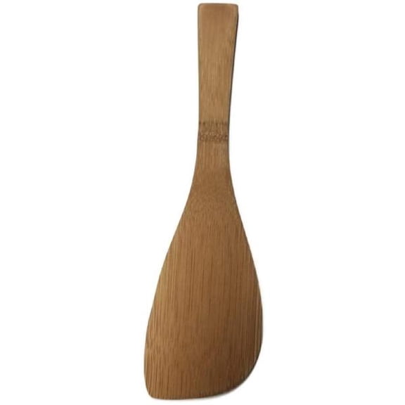 KIKUSUI Bamboo Rice Scoop 20.5cm - Japanese Wooden Rice Paddle for Serving Rice Without Scratching Bowls - Made in Japan