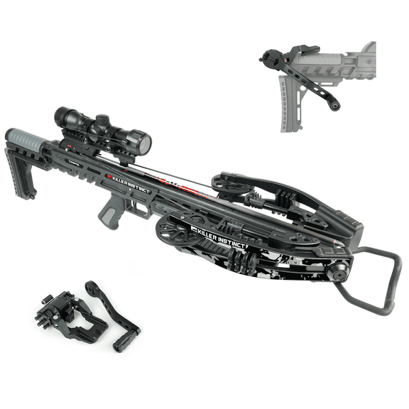 Killer Instinct TemprX 405 Crossbow Kit with Crank and Premium Optics