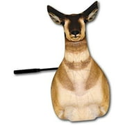 KILLERGEAR AntelopeFan, 3D Adolescent Antelope Fanning Decoy for Traditional Hunting, Locate & Set Up and Spot & Stalk; Portable and Durable Animal Umbrella with Built-In Ground Stake, Carrying Bag