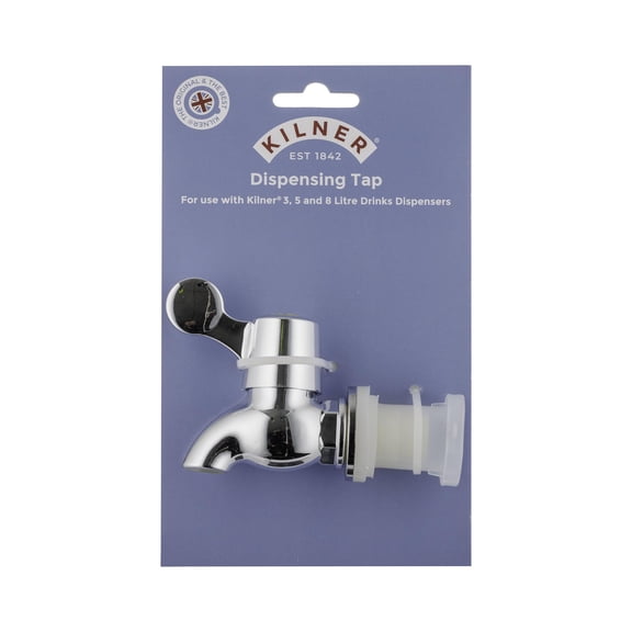 Kilner 25.835 Replacement Tap  for use Drinks Dispensers, Silver, One Size