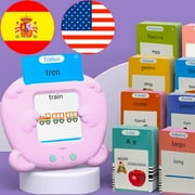 KILOGOGRAPH English Spanish Flash Cards, Sensory Toy for Kids with Autism, Pocket Speech, 510 Sight Words