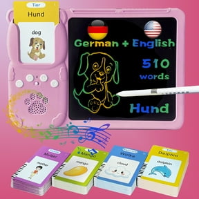 KILOGOGRAPH Talking German Flash Cards, Drawing Writing Tablet, Sensory Toy for Autistic Children