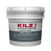 KILZ 1 STANDARD - برايمر حائط داخلي قائم على الماء للاستخدام على أسطح متعددة، سعة 3.5 جالون
