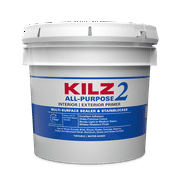 KILZ 2 All-Purpose Water-Based Primer, White, Interior/Exterior Multi-Surface Sealer, 3.5 Gallon