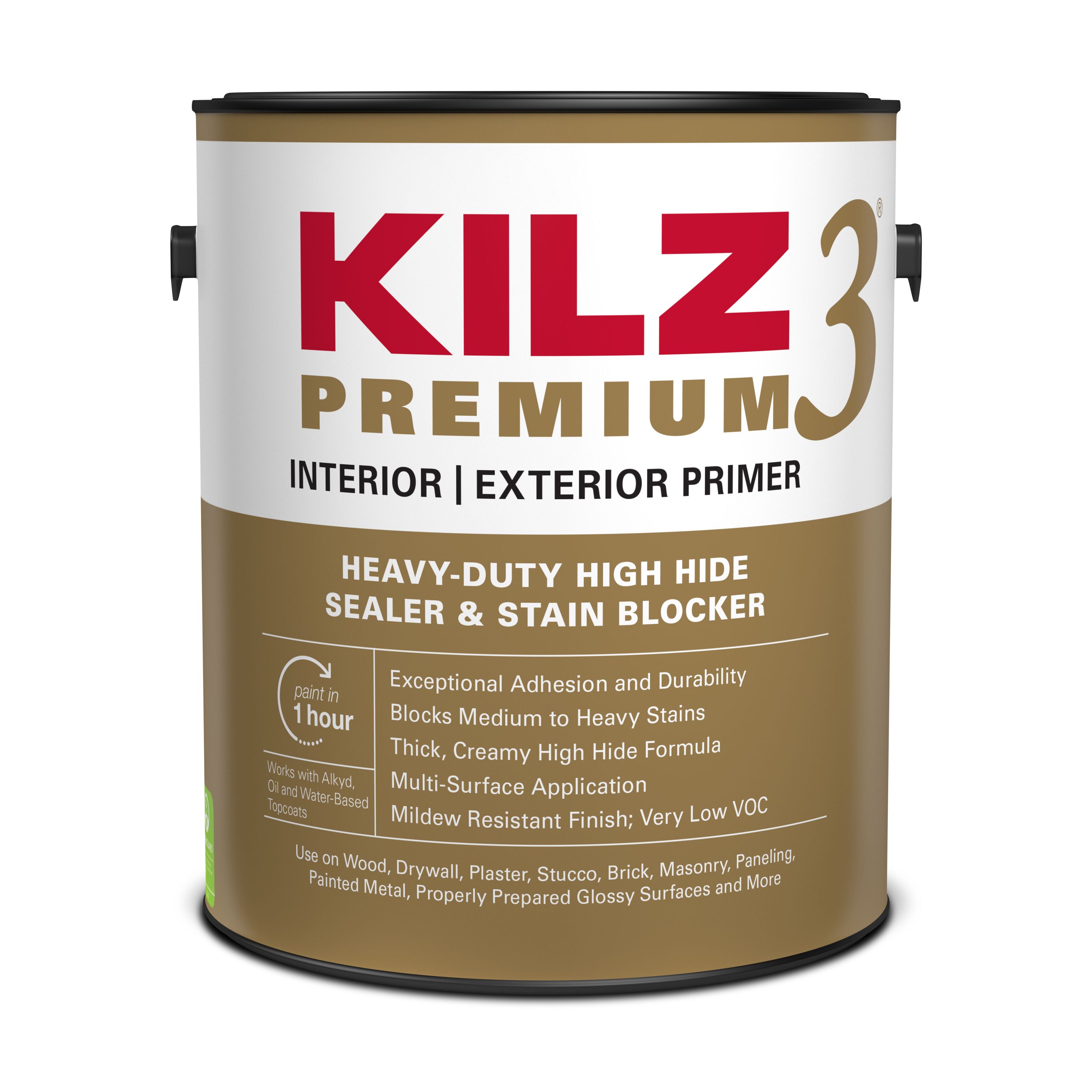 KILZ SelfPriming Masonry, Stucco and Brick Paint, Interior/Exterior