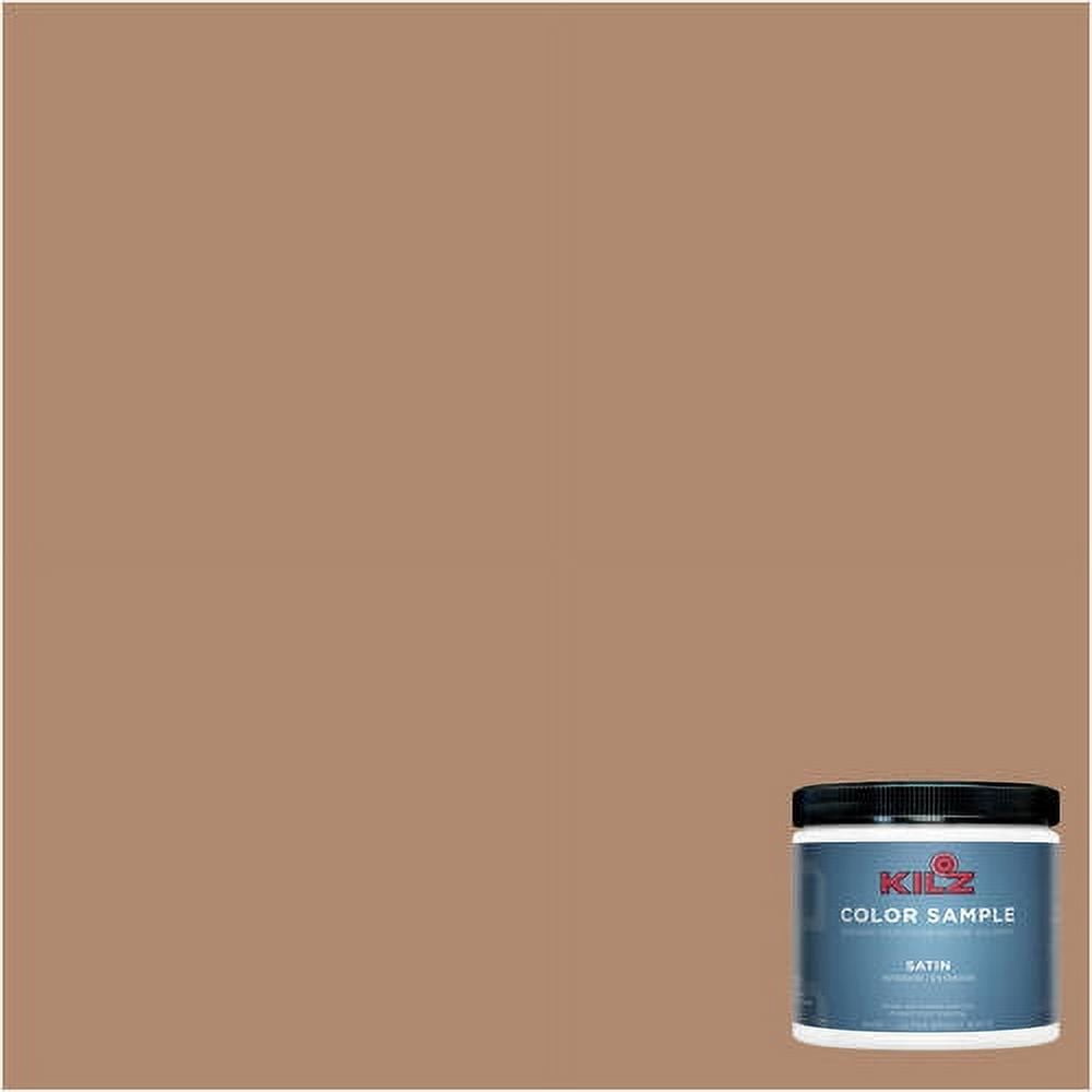 KILZ Complete Coat Paint & Primer, Interior/Exterior, Satin, Cappuccino