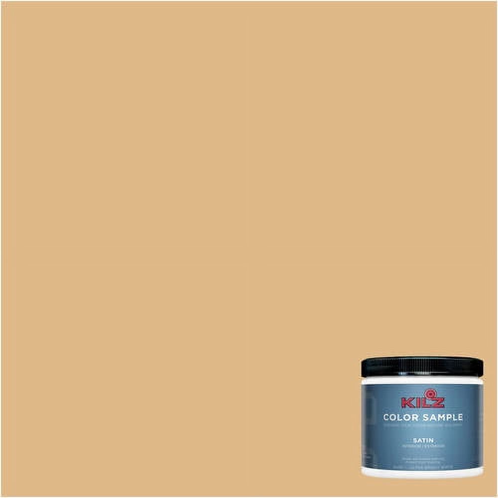 KILZ Complete Coat Paint & Primer, Interior/Exterior, Satin, Cookie