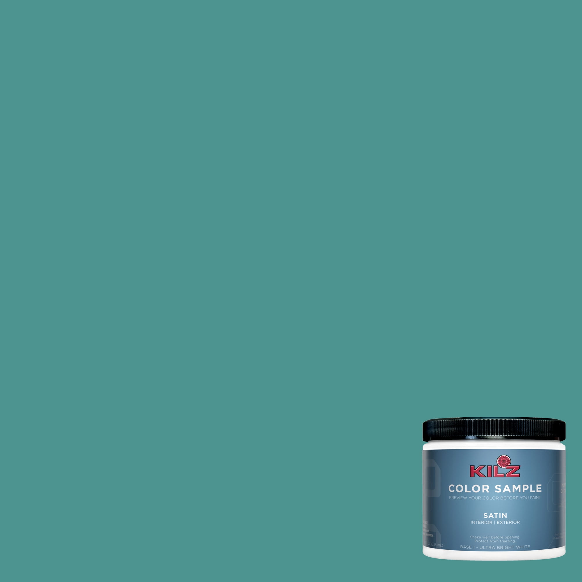 KILZ Complete Coat Paint & Primer, Interior/Exterior, Satin, French