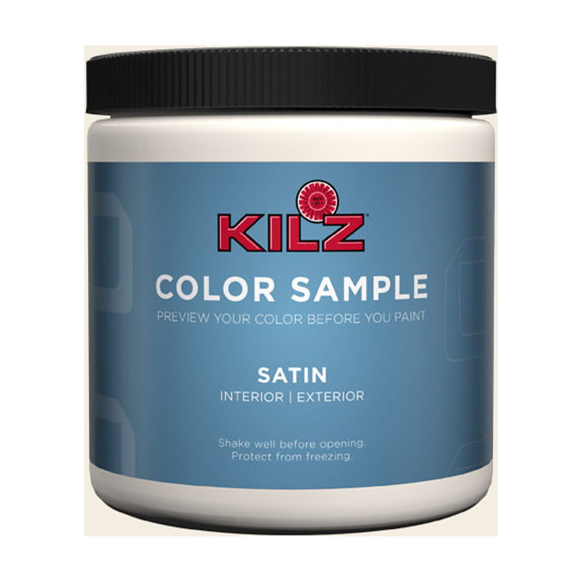 KILZ Complete Coat Paint & Primer, Interior/Exterior, Satin, Swiss