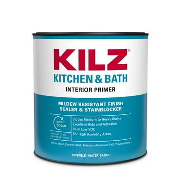 KILZ Kitchen & Bath Interior Mildew-Resistant Water-Based Primer ( 1-quart)