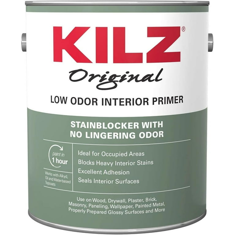 KILZ Original Low Odor Interior Primer, Premium Oil-Based