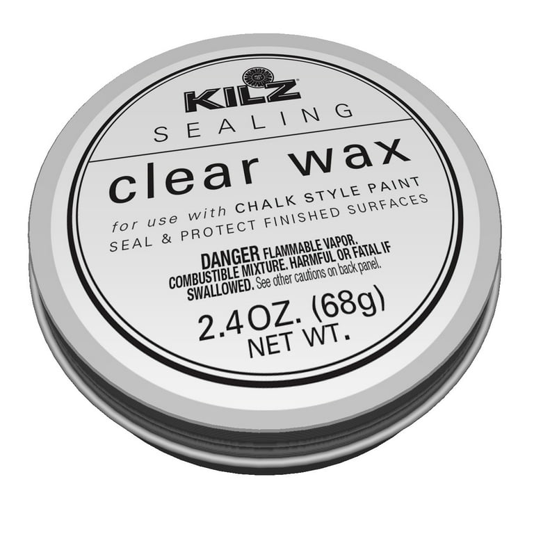 KILZ Protective Sealing Wax, Interior, Clear, 2.4 Ounces