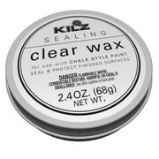 KILZ Protective Sealing Wax, Interior, Clear, 2.4 Ounces