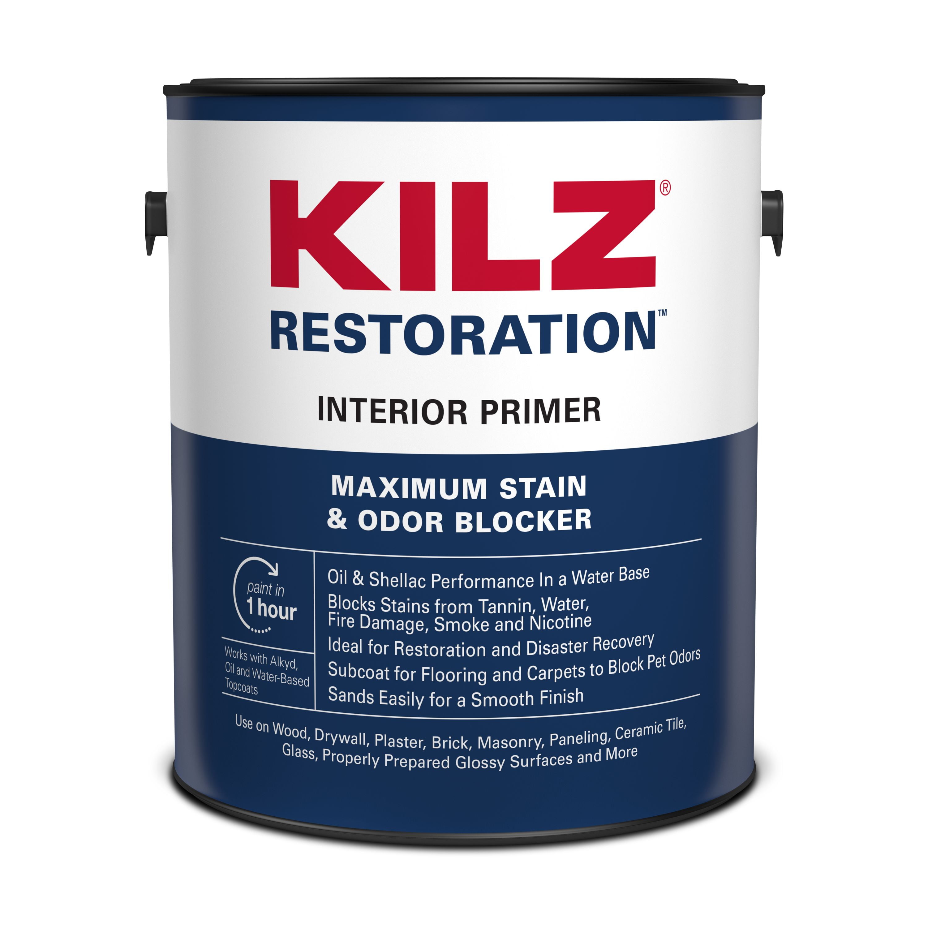 KILZ Restoration Maximum Stain and Odor Blocking Interior Latex Primer