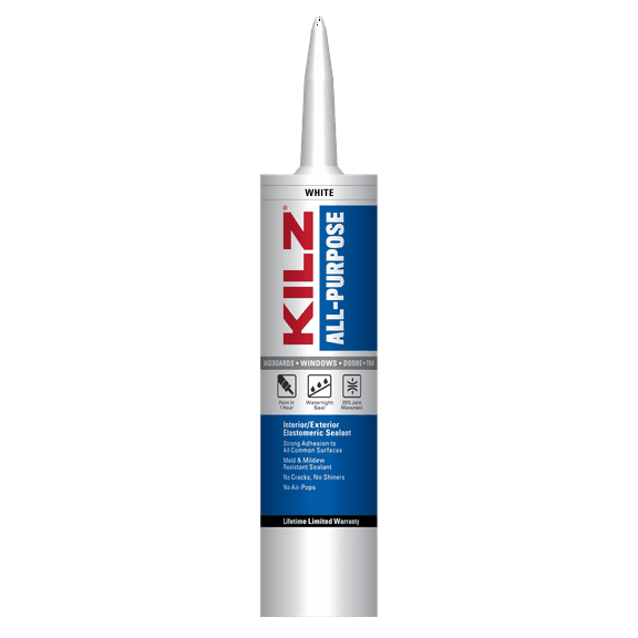 KILZ White All Purpose Acrylic Latex Sealant, 10 oz. PC3011