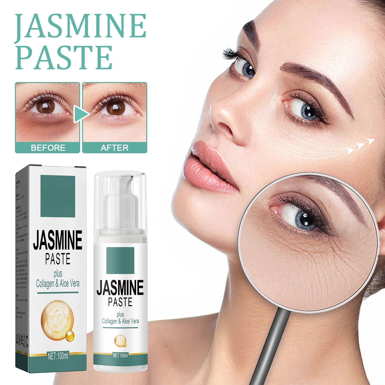 KIMAN Skin Care Jasmine Ointment For Dark Jasmine Ointment Eye Ointment