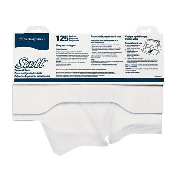 KIMBERLY-CLARK PROFESSIONAL* SCOTT Personal Seats Sanitary Toilet Seat Covers - Includes 24 packs of 125 each
