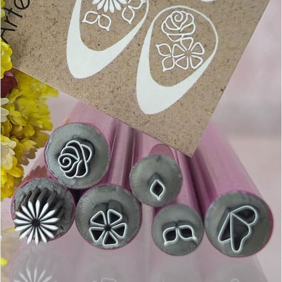 KIMCHOY Nail Art Stamp Pen Set, Nail Art Flower Stamp Pen, Nails Art Stamp Pen, Nail Art Stamping Pen, Nail Art Stamp Pens, Nail Art Tools for Girls and Women (6Pcs)