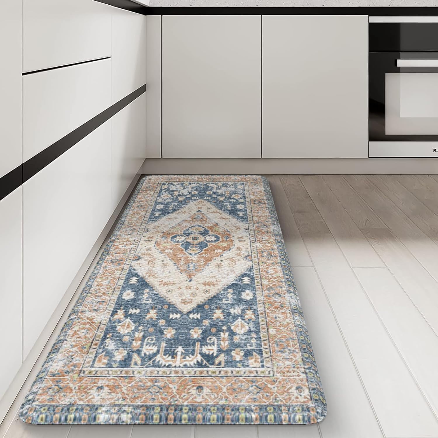 Anti Fatigue Standing Mat KIMDOE Kitchen Mat 2PCS Anti Fatigue Kitchen Rugs  Non-Skid Waterproof Kitchen Floor Mat Cushioned Ergonomic Comfort Standing  Mat For Kitchen,Indoor Floors,Office,Laundry,Sink,Home By Amazon Kitchen  Runner, image size:1500x1500