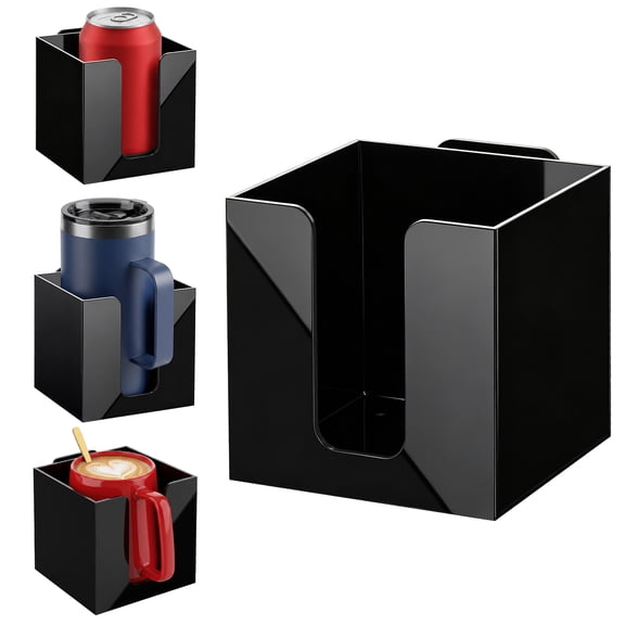 KIMERSE Wall Mount Cup Holder, Universal Beer Holder for Boat, Car, RV, Adhesive or Screw Install