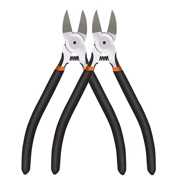 KIMHY Wire Cutters 2 Pack, 6" Flush Cutters, Heavy Duty Side Cutting Pliers, Sharp Diagonal Cutters, Wire Snips for Crafts, Jewelry Making, Electrical