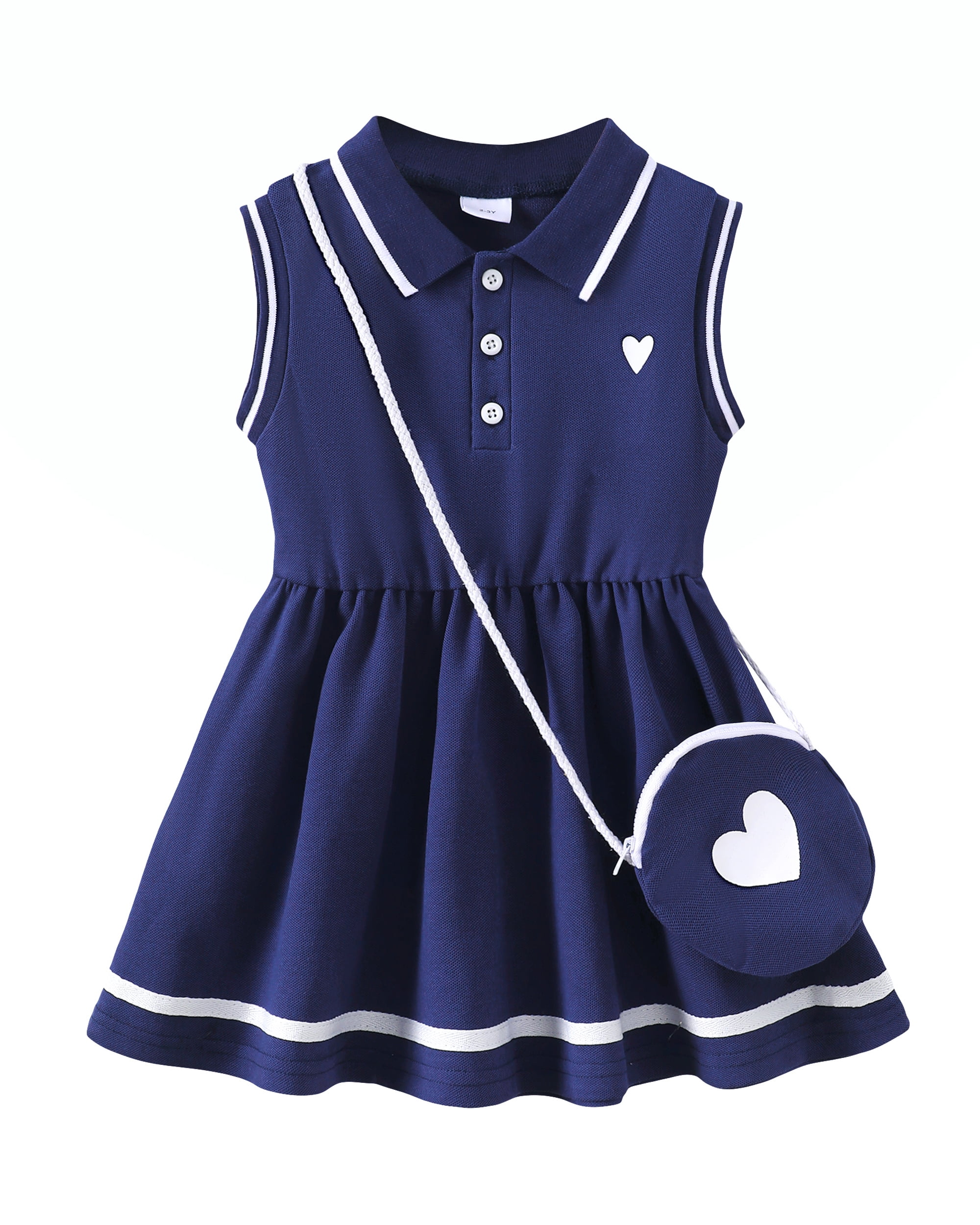 KIMI BEAR 6 Years Little Girls Dress 7 Years Little Girls Summer