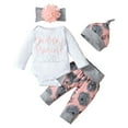 KIMI BEAR Newborn Baby Girl Outfits 912 Months Fall Winter Clothes