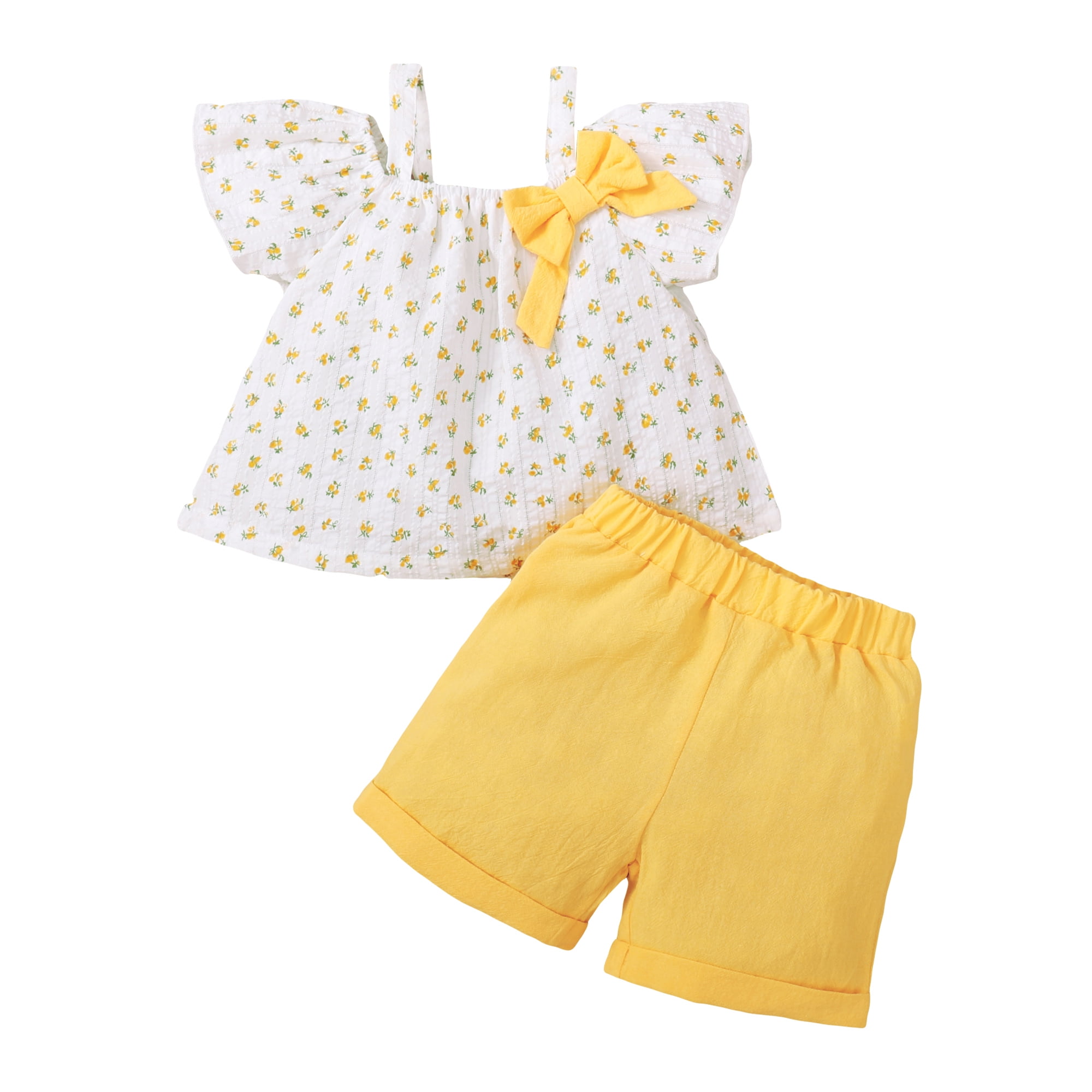 KIMI BEAR Toddler Girls Outfits 3T Toddler Girl Spring Summer Outfits