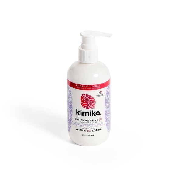 KIMIKA Pro Post Waxing Vitamin E Lotion, Non-Greasy, Paraben-Free, For Body, 8 oz Bottle
