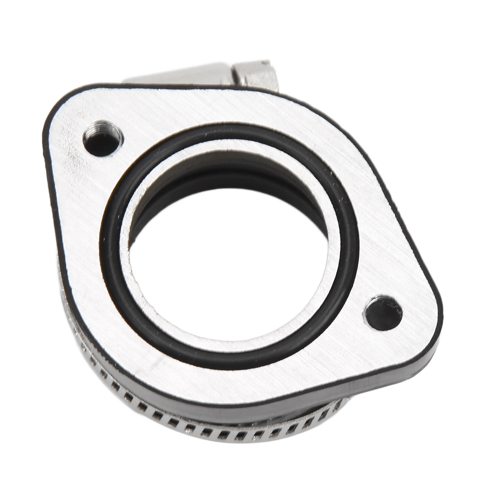 KIMISS Black Motorcycle Carburetor Adapter Rubber Metal Intake Manifold