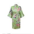 thumbnail image 1 of KIMONO - Silk/Satin Robe - Pretty FLORAL, 1 of 7