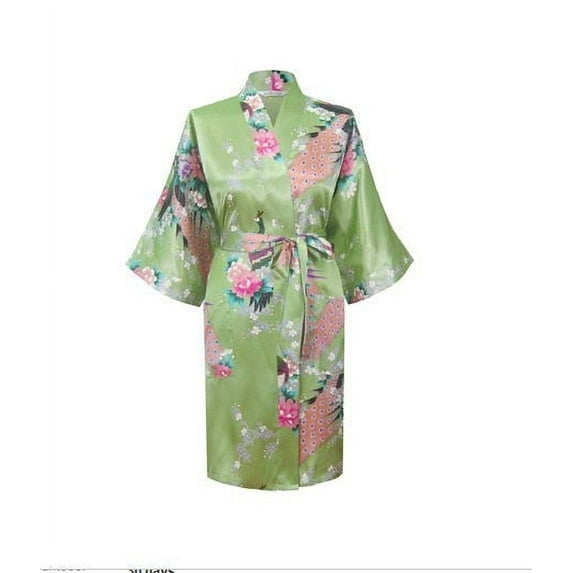 KIMONO - Silk/Satin Robe - Pretty FLORAL